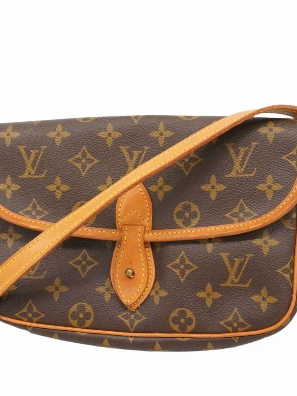 Louis Vuitton Shoulder Bag Monogram Gibessiere PM Brown